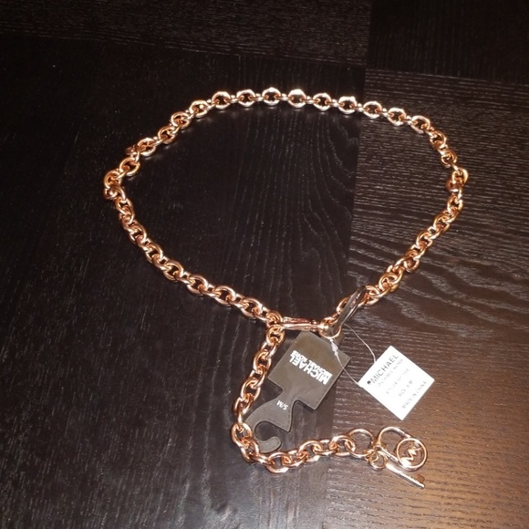 Michael Kors Accessories - Mk Rosegold Belt